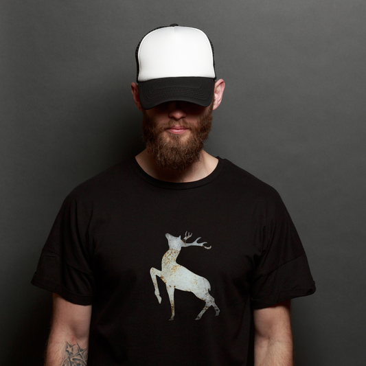 Zarvaya deer round neck tshirt