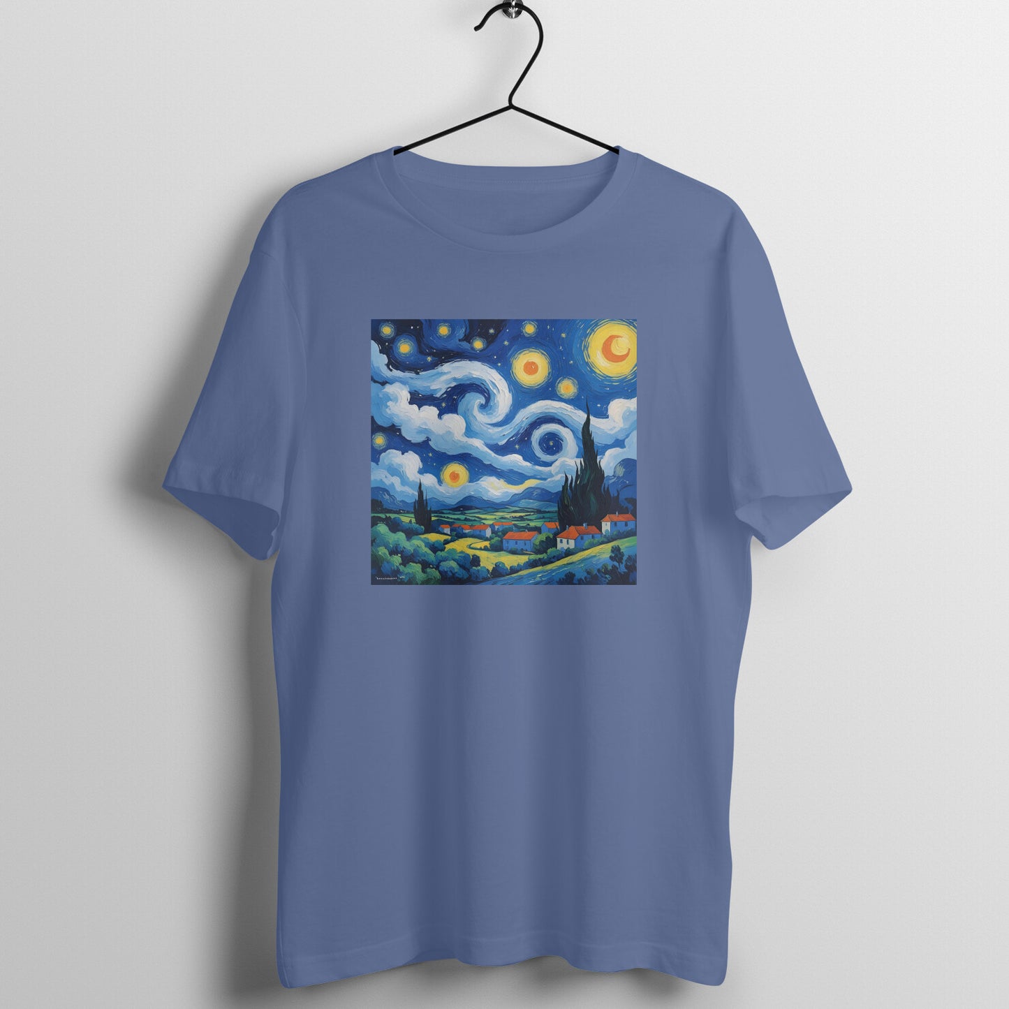 Unisex starry night by van gogh Tee